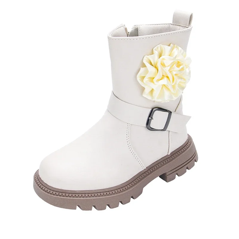 Beige Red Black Girls Princess Fashion Boots Flower Ball Autumn Winter Kids Boots Mid-calf Buckle Classic Sweet for Children New
Beige Red Black Girls Princess Fashion Boots Flower Ball Autumn Winter Kids Boots Mid-calf Buckle Classic Sweet for Children New