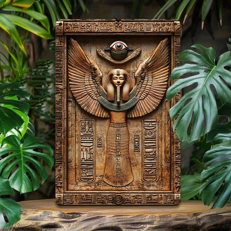 Ancient Egyptian Aluminum Wall Art Set, Metal Sign Plaque with Hieroglyphics and Eye of Horus for Home, Decorative Wall Poster
Ancient Egyptian Aluminum Wall Art Set, Metal Sign Plaque with Hieroglyphics and Eye of Horus for Home, Decorative Wall Poster