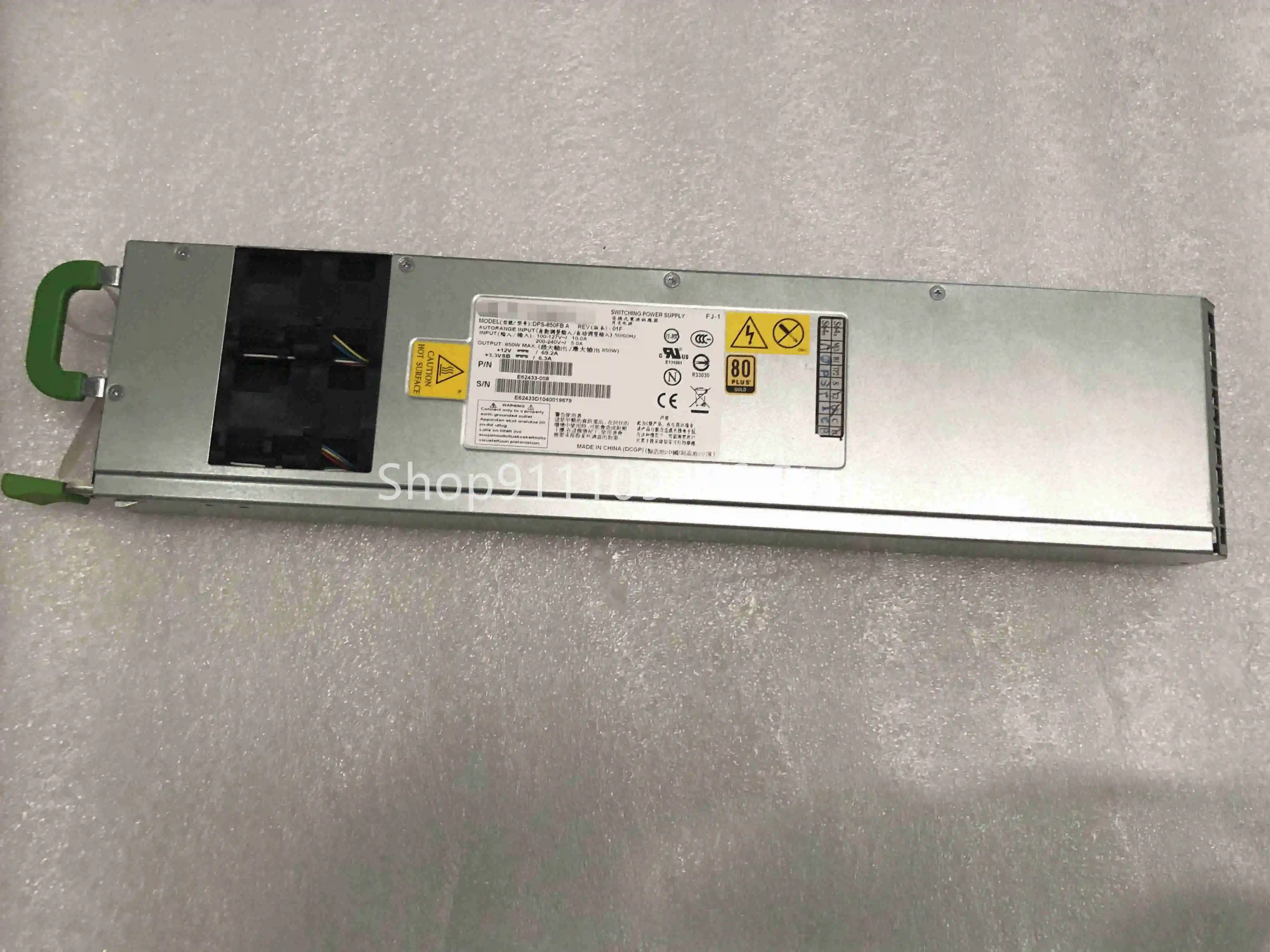 Оригинальный разборный блок питания для серверного блока питания LENOVO R680 G7 DPS-850FB A
Оригинальный разборный блок питания для серверного блока питания LENOVO R680 G7 DPS-850FB A