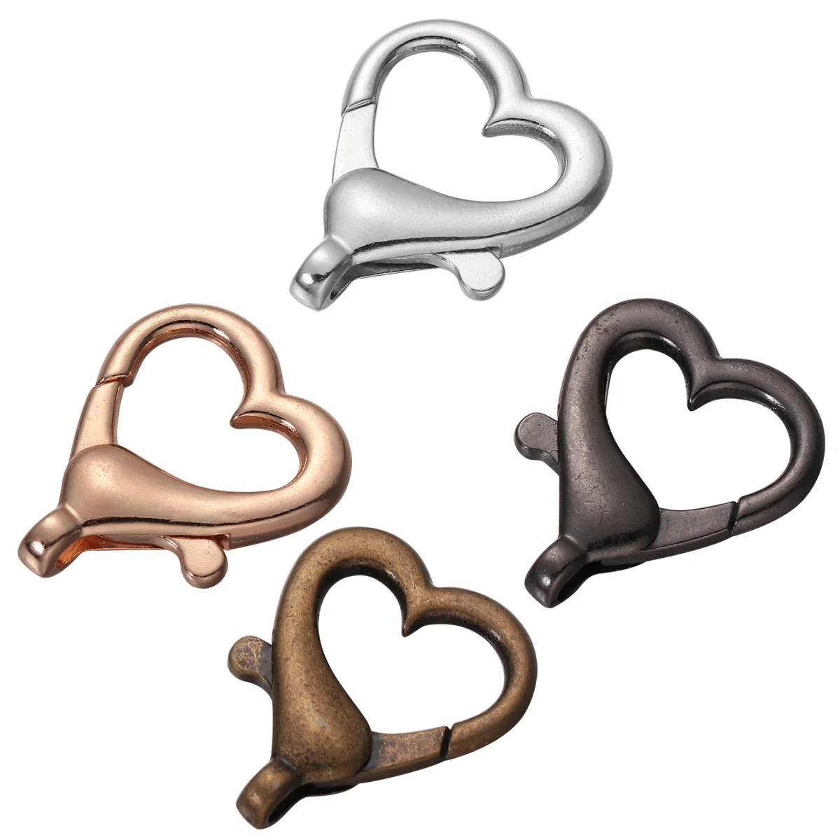 40pcs Lobster Clasps Heart Buckles Zinc Alloy Diy Key Ring Parts Durable Lightweight For Bags Suitcases Handmade Accessories
40pcs Lobster Clasps Heart Buckles Zinc Alloy Diy Key Ring Parts Durable Lightweight For Bags Suitcases Handmade Accessories