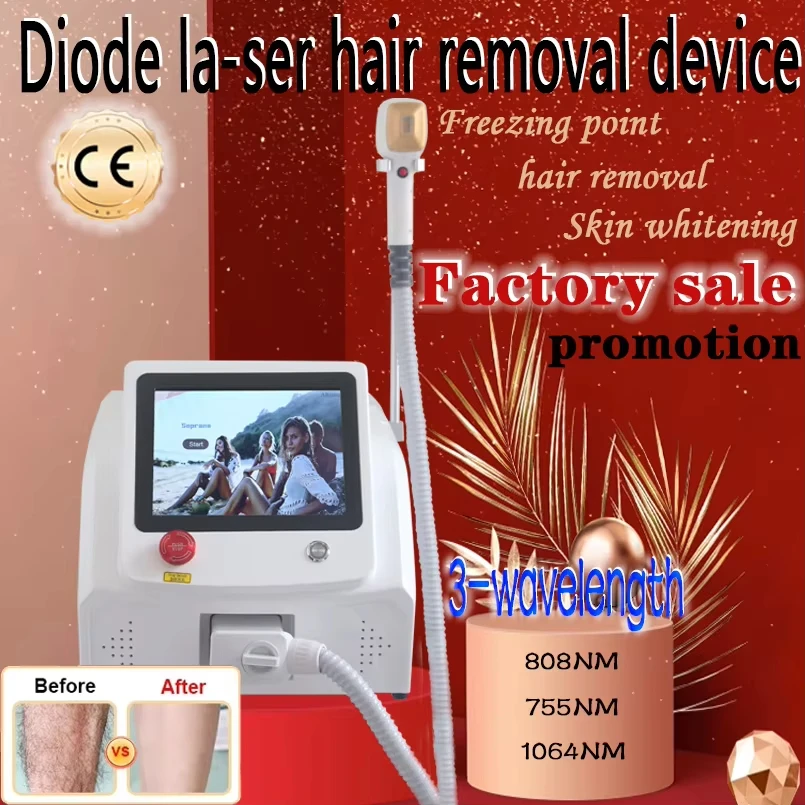 Ice Platinum 808nm Diode Laser Hair Removal Machine Epilator 755 808 1064 3 Waves Freezing Point powerful Clean
Ice Platinum 808nm Diode Laser Hair Removal Machine Epilator 755 808 1064 3 Waves Freezing Point powerful Clean