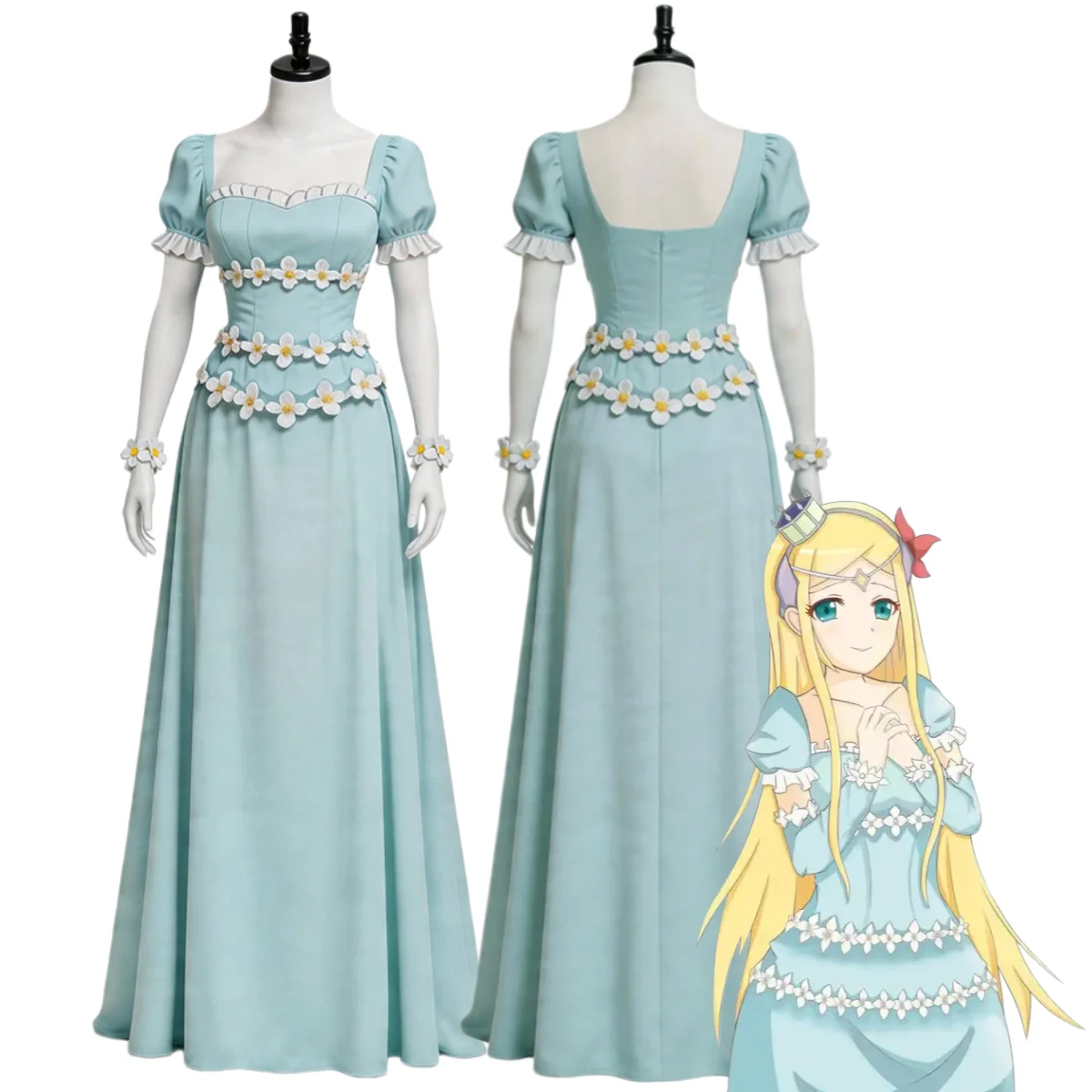 Anime Overlord Lana's Princess Cosplay Costume Puff Sleeve Dress Bracelet Fantasia Woman Sexy Halloween Party Carnival Suit
Anime Overlord Lana's Princess Cosplay Costume Puff Sleeve Dress Bracelet Fantasia Woman Sexy Halloween Party Carnival Suit