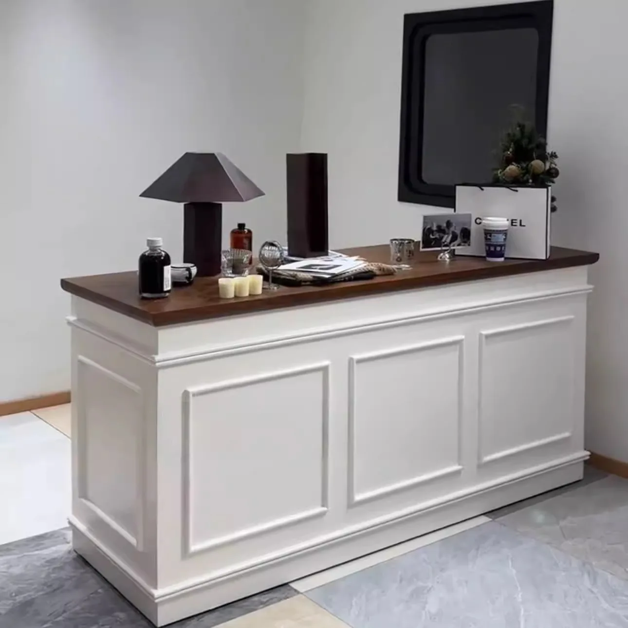 Clothing store checkout page Women's clothing buyer shop Paint bar Flower shop Milk tea shop Small front desk counter
Clothing store checkout page Women's clothing buyer shop Paint bar Flower shop Milk tea shop Small front desk counter