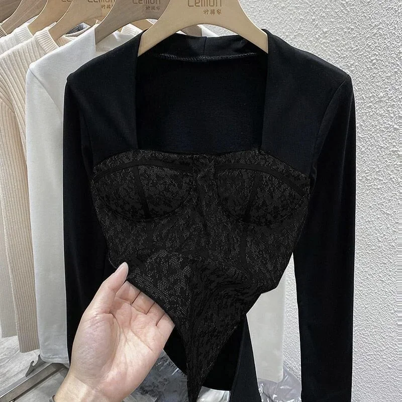 Square Neck Shirt for Women Two Pieces Long Sleeved Blusas Clothes for Women Tops Shirts Blouses
Square Neck Shirt for Women Two Pieces Long Sleeved Blusas Clothes for Women Tops Shirts Blouses