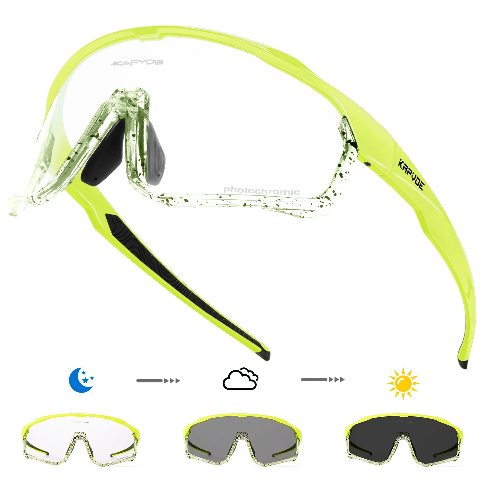 Kapvoe Photochromic Sunglasses for Men Fashion Cycling Glasses Cycl for Women Eyewear Mountain Bike Goggles Bicycle Cycling Sun
Kapvoe Photochromic Sunglasses for Men Fashion Cycling Glasses Cycl for Women Eyewear Mountain Bike Goggles Bicycle Cycling Sun