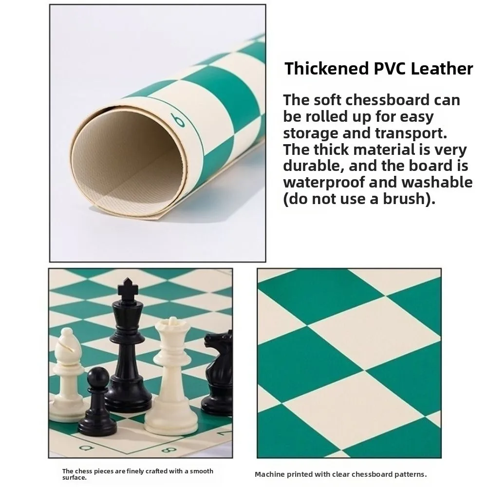 36/42/51cm Chessboard Medieval Chess Set Resin Non Slip Mat Tournament Chess Board Games Folding Board Rollable
36/42/51cm Chessboard Medieval Chess Set Resin Non Slip Mat Tournament Chess Board Games Folding Board Rollable