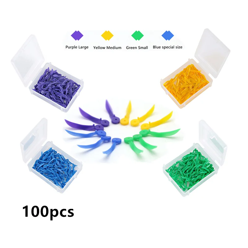 100Pcs Dental Wedges Refill Wedge For Sectional Matrix System With Hole Disposable Plastic Wedges XS/S/M/L Dentistry Product
100Pcs Dental Wedges Refill Wedge For Sectional Matrix System With Hole Disposable Plastic Wedges XS/S/M/L Dentistry Product