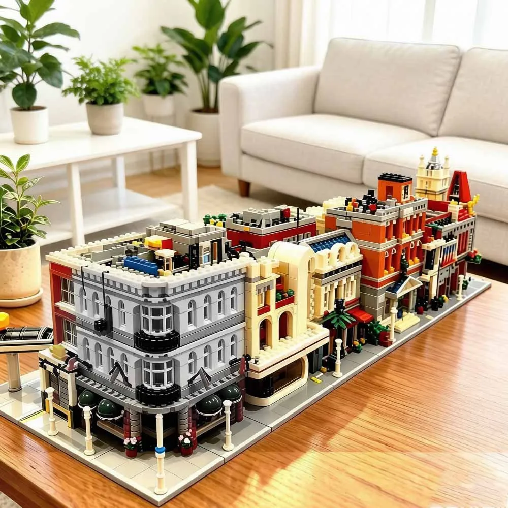 Creative Expert Brick Bank Detective's Office Green Grocer Town Hall Marker MOC Model Street View House Building Blocks Toys
Creative Expert Brick Bank Detective's Office Green Grocer Town Hall Marker MOC Model Street View House Building Blocks Toys