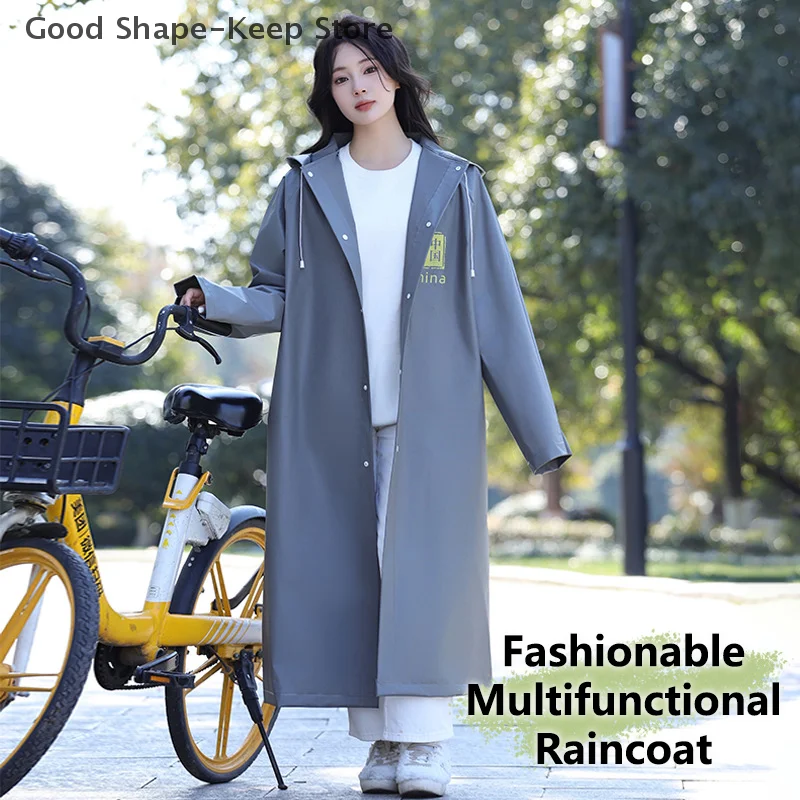 One-piece Long Waterproof Raincoat - Suitable for Men and Women Outdoor Travel with Hooded Poncho
One-piece Long Waterproof Raincoat - Suitable for Men and Women Outdoor Travel with Hooded Poncho