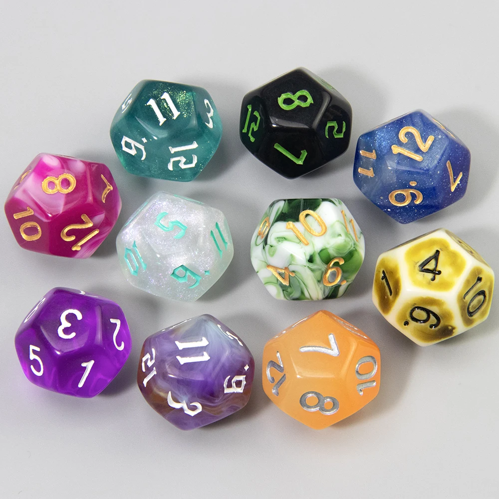 Random 12 Sided Plastics Dice Random Color and Style for Table Board Party Game Accessories 10PCS/Set,100PCS/Set
Random 12 Sided Plastics Dice Random Color and Style for Table Board Party Game Accessories 10PCS/Set,100PCS/Set