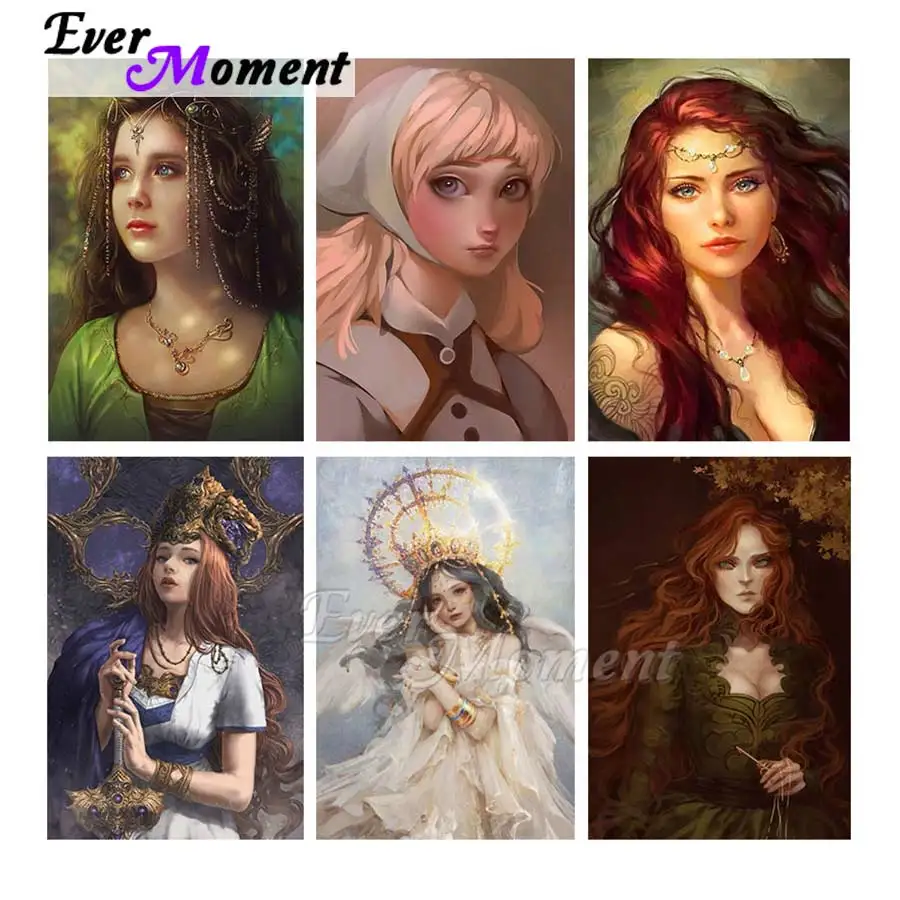 Ever Moment Diamond Painting Cartoon Woman Full Square Resin Drill Wall Art Decoration Diamond Display Embroidery Gift 5L1019
Ever Moment Diamond Painting Cartoon Woman Full Square Resin Drill Wall Art Decoration Diamond Display Embroidery Gift 5L1019