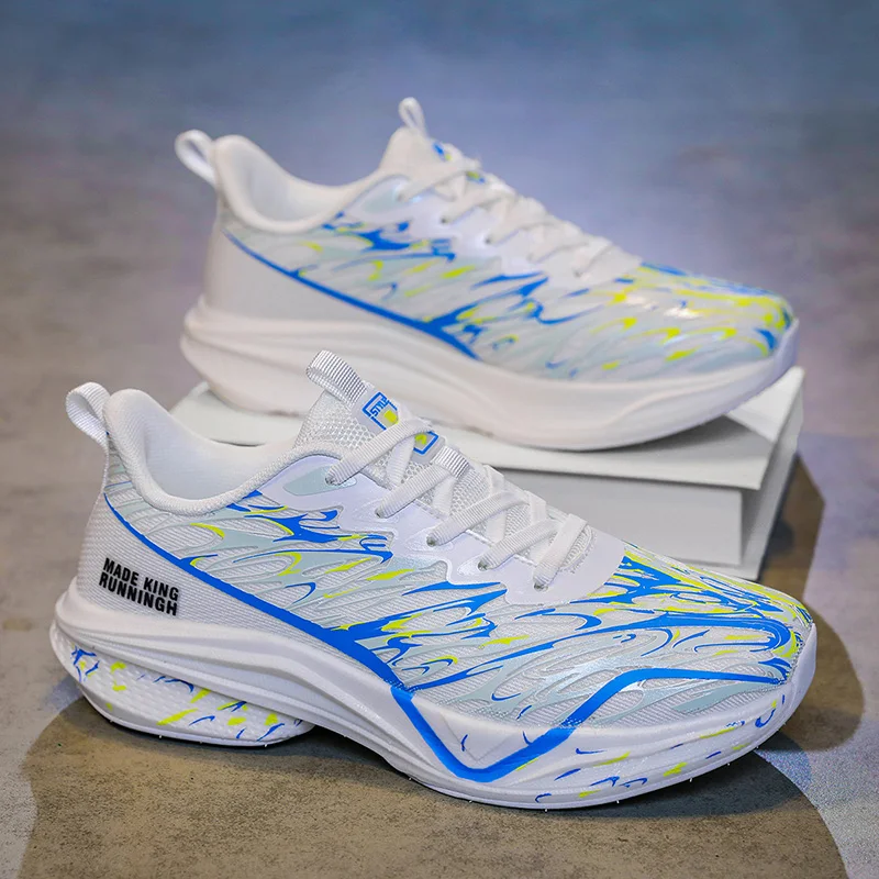 Лидер продаж, легкая дышащая мужская и женская спортивная обувь с отскоком, амортизирующие марафонские кроссовки, повседневная прогулочная обувь
Лидер продаж, легкая дышащая мужская и женская спортивная обувь с отскоком, амортизирующие марафонские кроссовки, повседневная прогулочная обувь