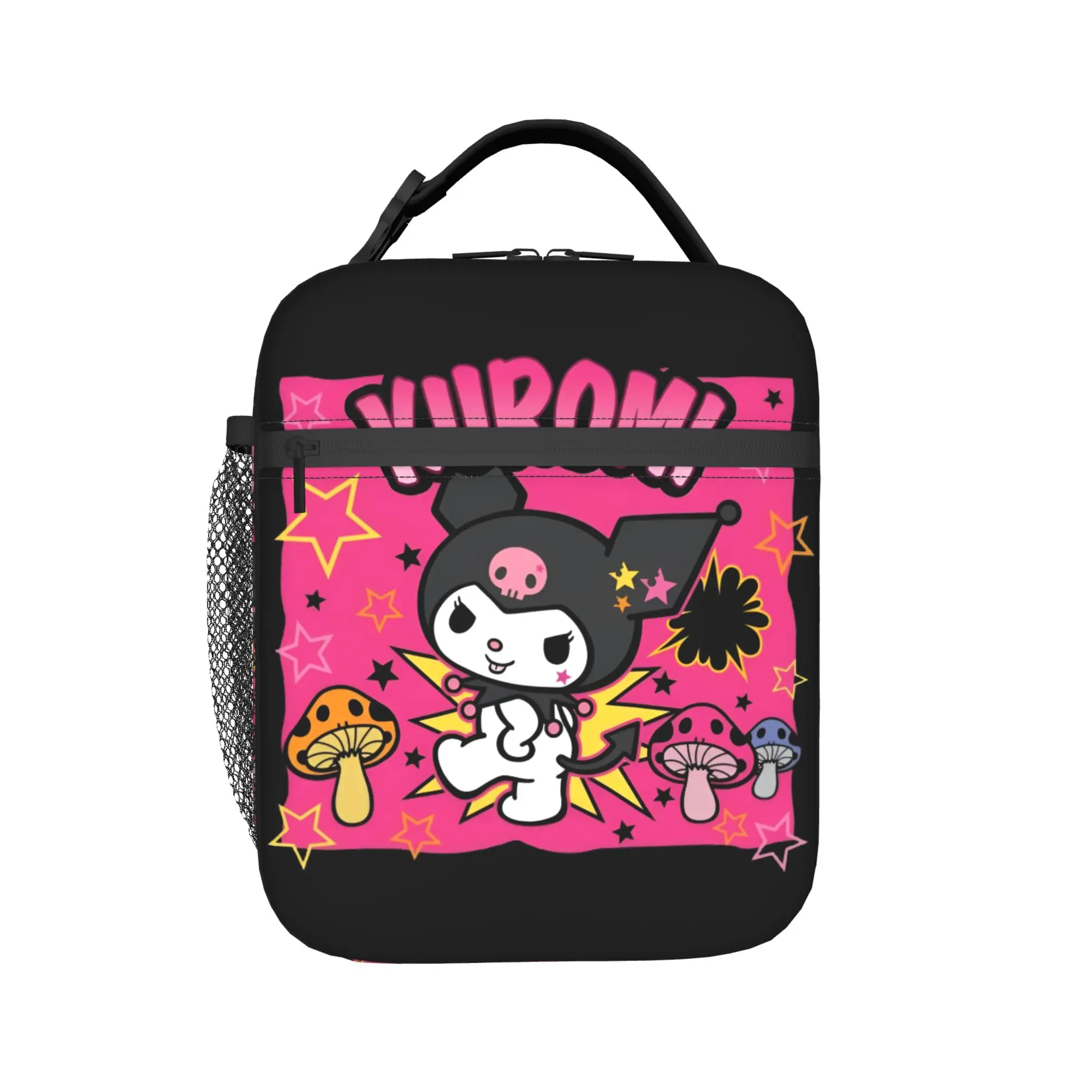 Custom K-Kuromies Thermal Insulated Lunch Bag Women Men Rabbit Anime Portable Lunch Container for School Storage Food Box
Custom K-Kuromies Thermal Insulated Lunch Bag Women Men Rabbit Anime Portable Lunch Container for School Storage Food Box