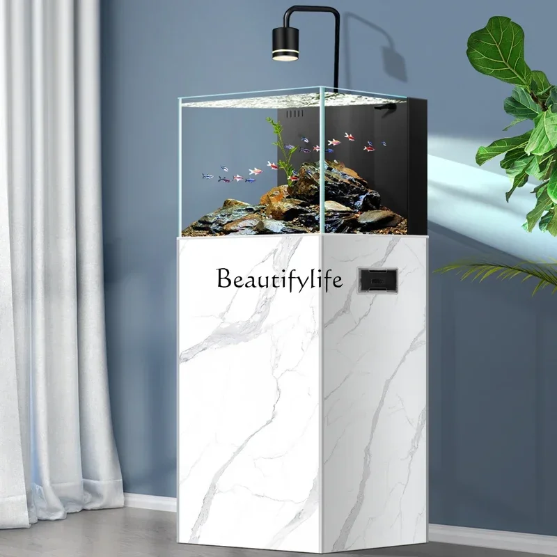 FG26Light luxury living room household vertical small fish tank ecological integrated aquarium free of care
FG26Light luxury living room household vertical small fish tank ecological integrated aquarium free of care