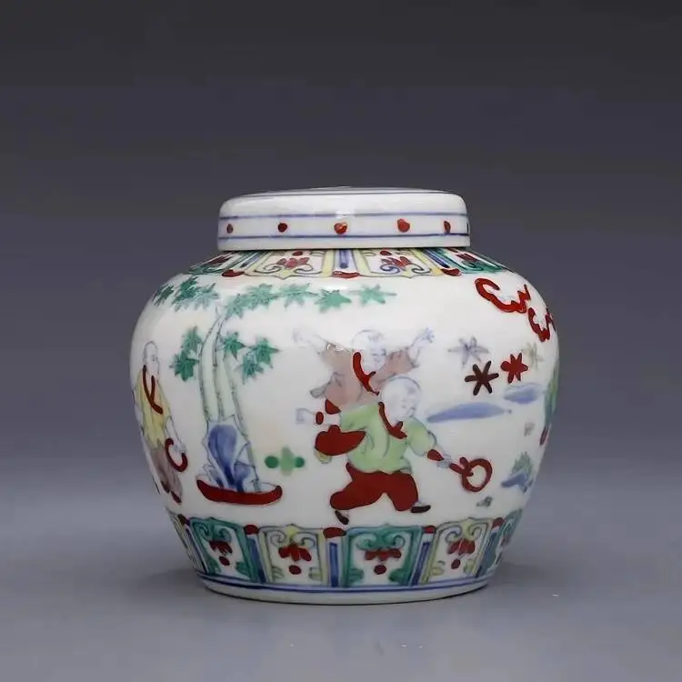 China Mingcheng Hualan Baiducai Porcelain Children's Design Pot 3.94Inch
China Mingcheng Hualan Baiducai Porcelain Children's Design Pot 3.94Inch