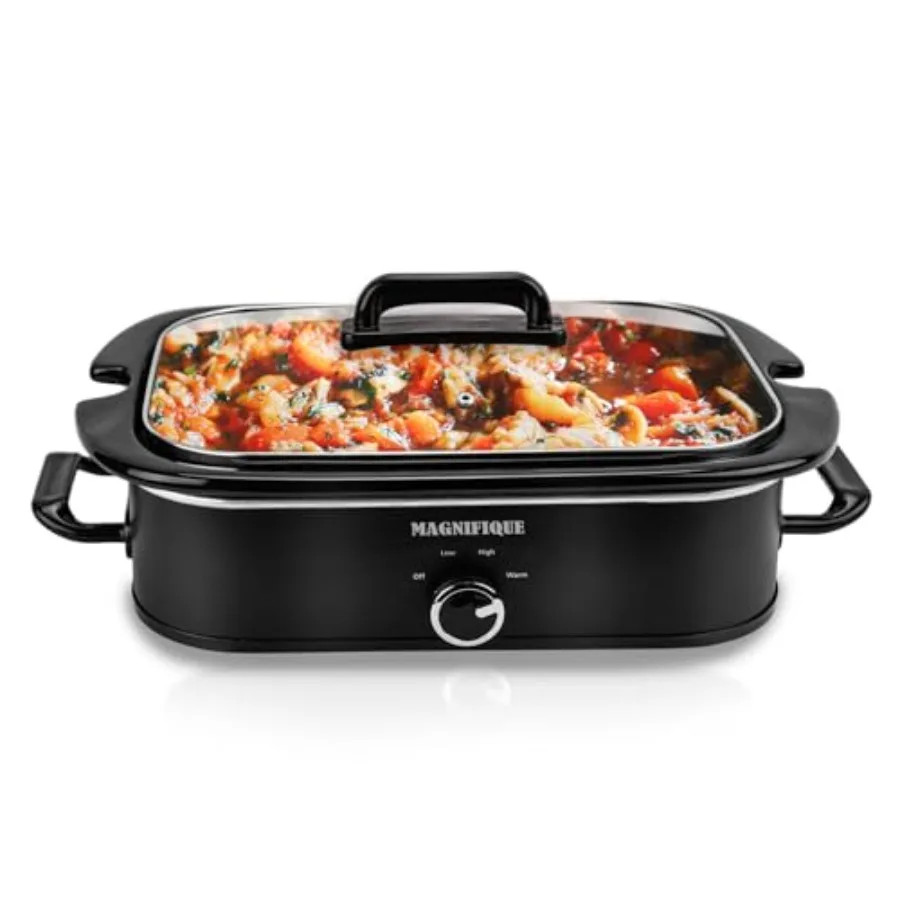 4-Quart Slow Cooker with Casserole Manual Warm Setting - Black Kitchen Small Appliance for Family Dinners Dishwasher Safe Crock
4-Quart Slow Cooker with Casserole Manual Warm Setting - Black Kitchen Small Appliance for Family Dinners Dishwasher Safe Crock