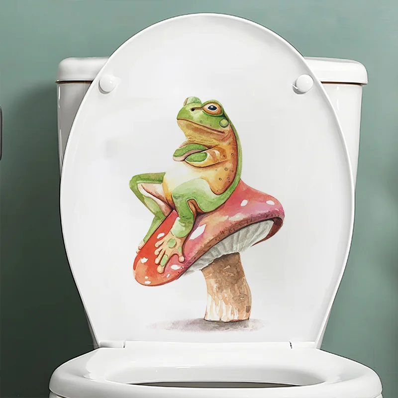 Frog on Mushroom Toilet Stickers, Bright Bathroom for Home Decoration, Vinyl Decals, Art Wall Paper, Outdoor Indoor Use
Frog on Mushroom Toilet Stickers, Bright Bathroom for Home Decoration, Vinyl Decals, Art Wall Paper, Outdoor Indoor Use