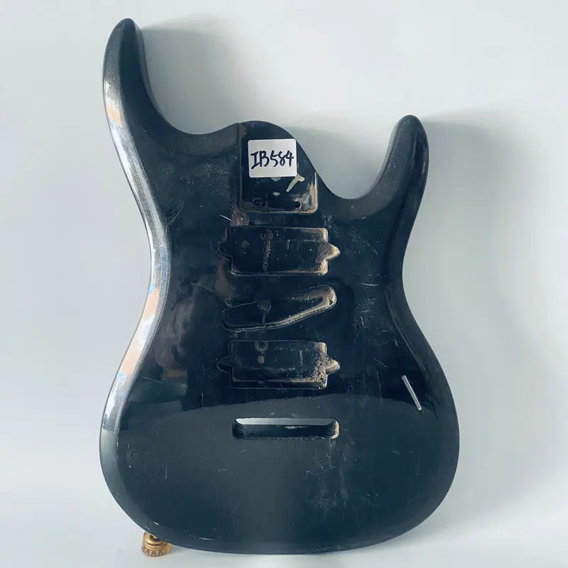 IB584 HSH Pickups 7 Strings Tremolo Bridge in Solid Wood Guitar Body No Paints for DIY Replace Black Color
IB584 HSH Pickups 7 Strings Tremolo Bridge in Solid Wood Guitar Body No Paints for DIY Replace Black Color