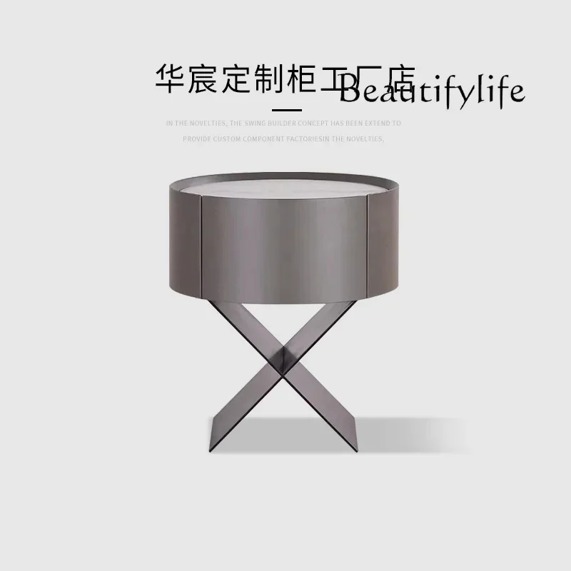 J R Italian Minimalist Solid Wood Round Bedside Table Living Room Corner Cabinets Creative Bedside Storage
J R Italian Minimalist Solid Wood Round Bedside Table Living Room Corner Cabinets Creative Bedside Storage