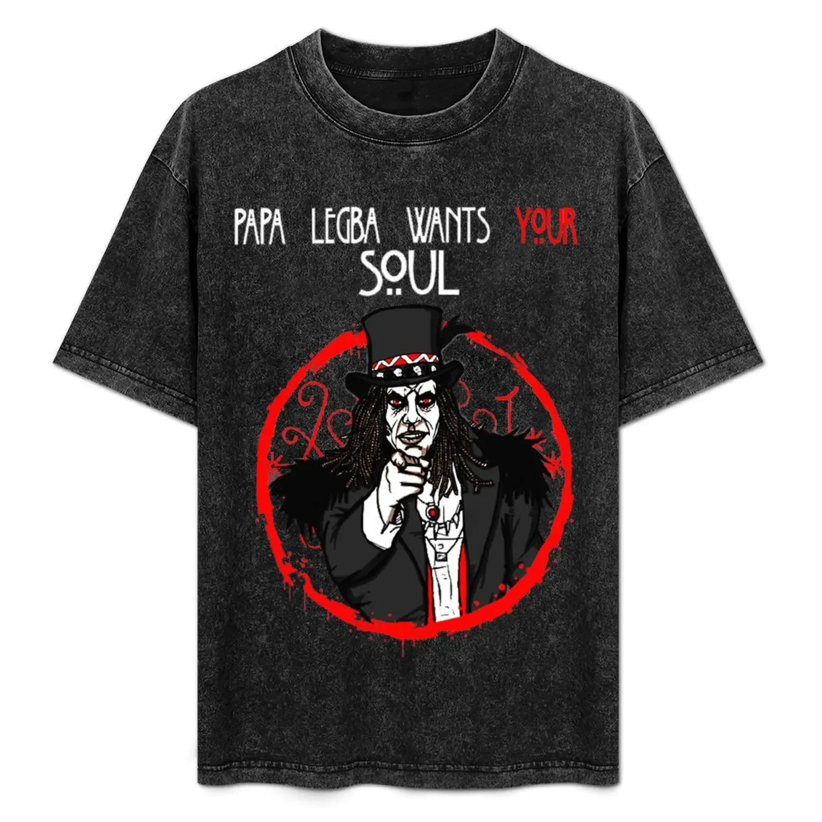 Papa Legba Wants Your Soul T-Shirt Modern Print Casual T-Shirt
Papa Legba Wants Your Soul T-Shirt Modern Print Casual T-Shirt
