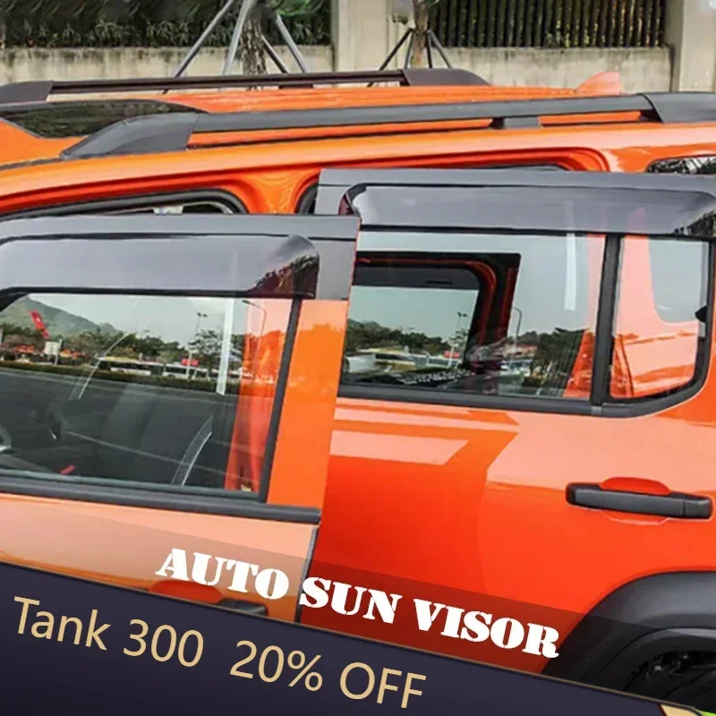 Fit for GWM Tank 300 Auto Sun Visor High Quality Modified Window Rain Proof Thickened Special Car Exterior Upgrade Parts
Fit for GWM Tank 300 Auto Sun Visor High Quality Modified Window Rain Proof Thickened Special Car Exterior Upgrade Parts