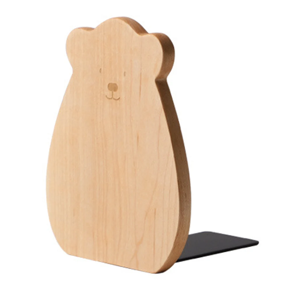 Wooden Bookend Quality Solid Book Fixator Wood Desk Decor Adorable Bear Firm Two Colors Simple Shape Smooth
Wooden Bookend Quality Solid Book Fixator Wood Desk Decor Adorable Bear Firm Two Colors Simple Shape Smooth