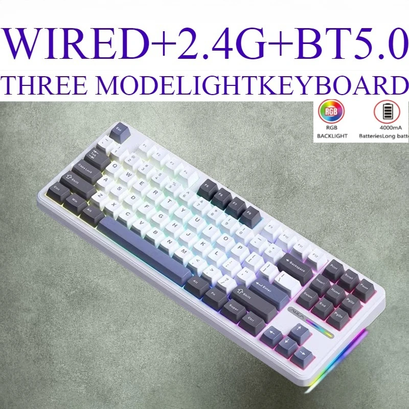 Aula f87 mechanical keyboard teclados bluetooth+2.4g rgb teclado gamer tastiera gaming meccanica pc wireless key board clavier
Aula f87 mechanical keyboard teclados bluetooth+2.4g rgb teclado gamer tastiera gaming meccanica pc wireless key board clavier