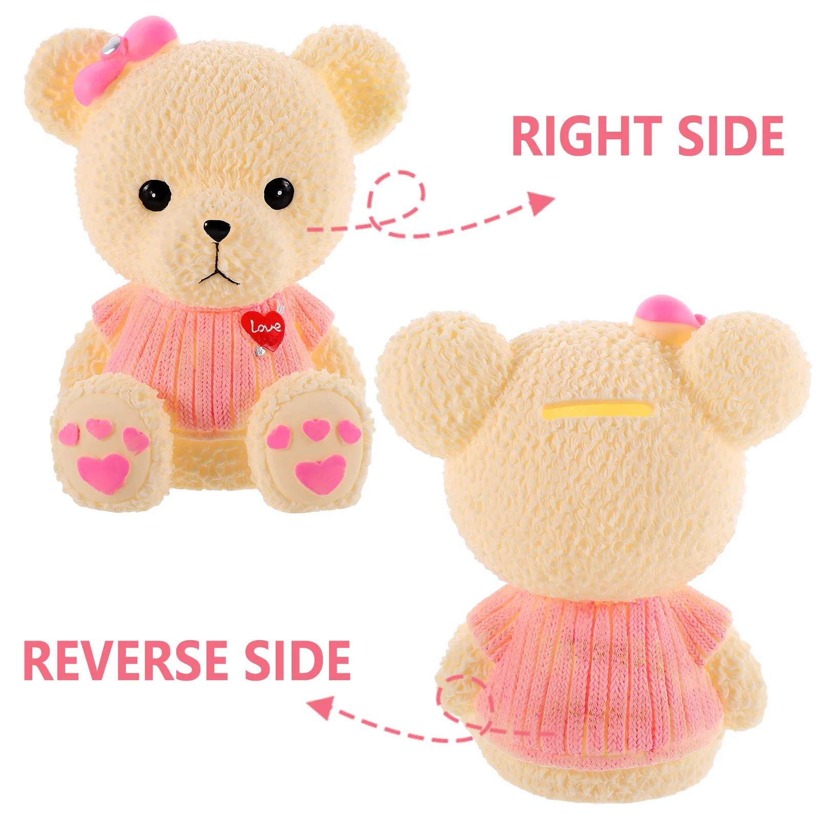 1pc Bear Shaped Piggy Bank Unbreakable Vinyl Coin Box For Coin Saving Pot Desktop Decoration Household Money Container
1pc Bear Shaped Piggy Bank Unbreakable Vinyl Coin Box For Coin Saving Pot Desktop Decoration Household Money Container