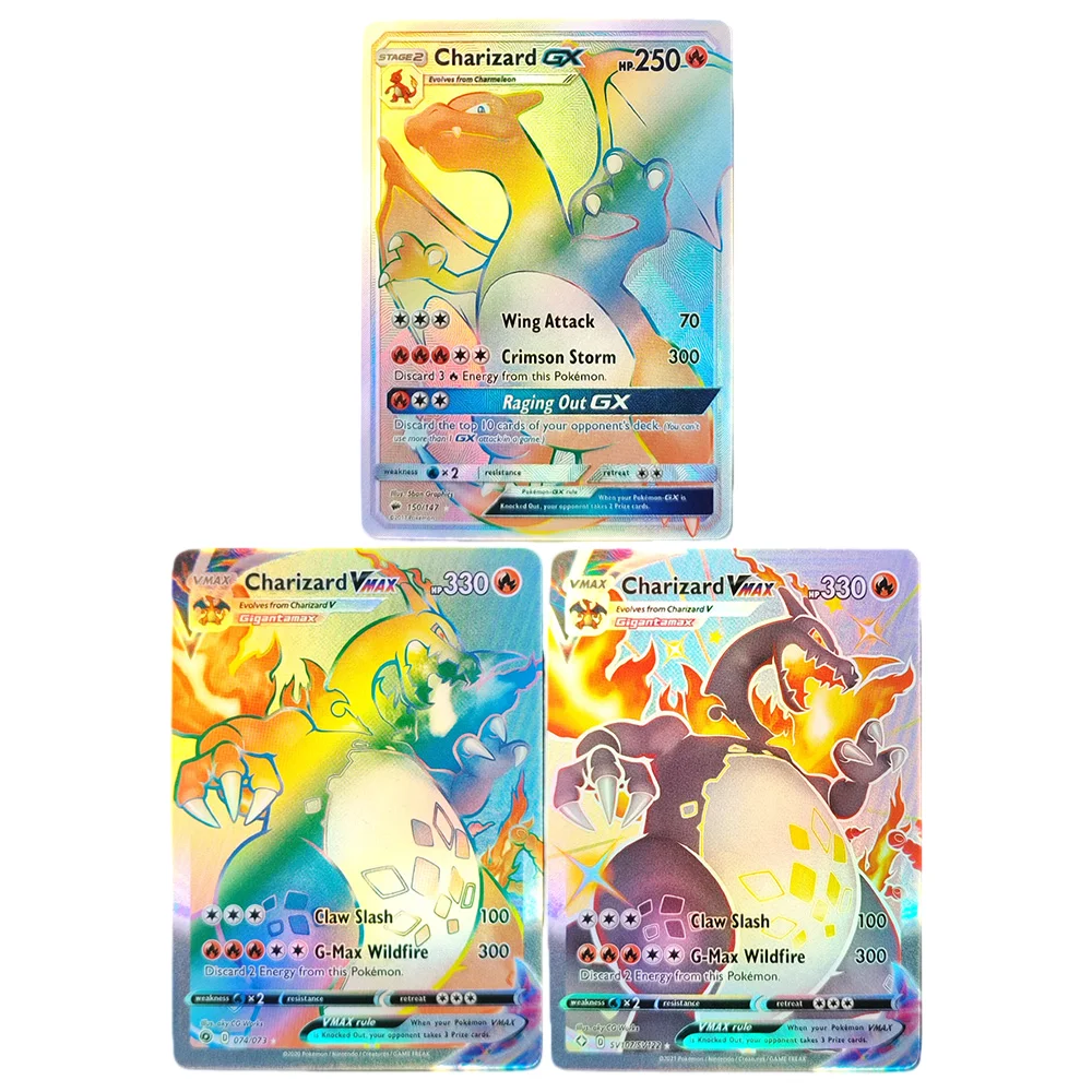 Proxy Pokemon Cards Charizard Vmax GX 074/073 150/147 SV107/sv122 PTCG Collection Game Card
Proxy Pokemon Cards Charizard Vmax GX 074/073 150/147 SV107/sv122 PTCG Collection Game Card