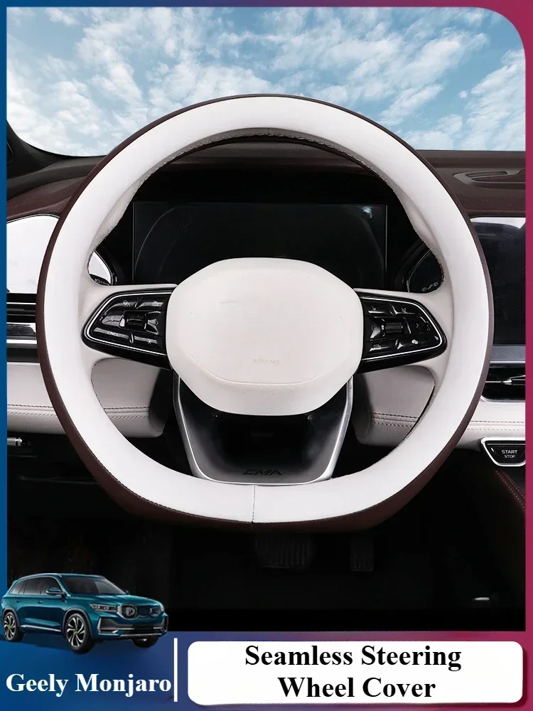 for Geely Monjaro Xingyue L KX11 2023 2024 2025 Car Steering Wheel Cover All Season Anti Slip Sports Leather Handle Cover Trim
for Geely Monjaro Xingyue L KX11 2023 2024 2025 Car Steering Wheel Cover All Season Anti Slip Sports Leather Handle Cover Trim