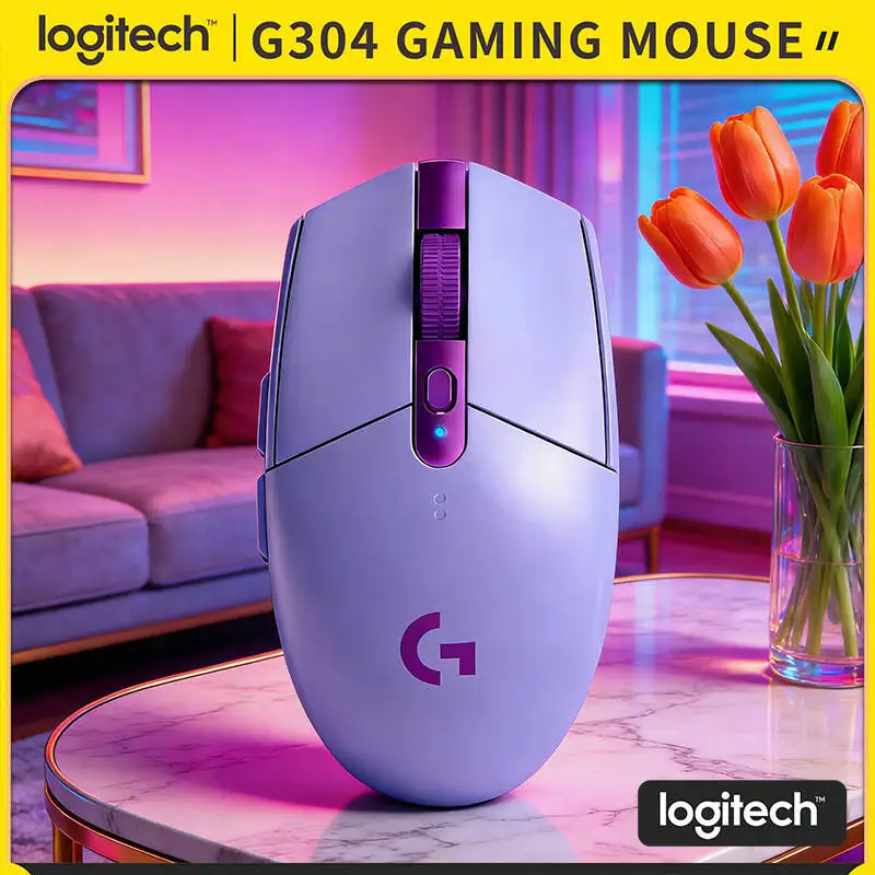 Logitech G304 LIGHTSPEED Wireless Gaming Mouse 12000 DPI 1ms Latency HERO Sensor 250hr Battery Durable Compact Compatible
Logitech G304 LIGHTSPEED Wireless Gaming Mouse 12000 DPI 1ms Latency HERO Sensor 250hr Battery Durable Compact Compatible