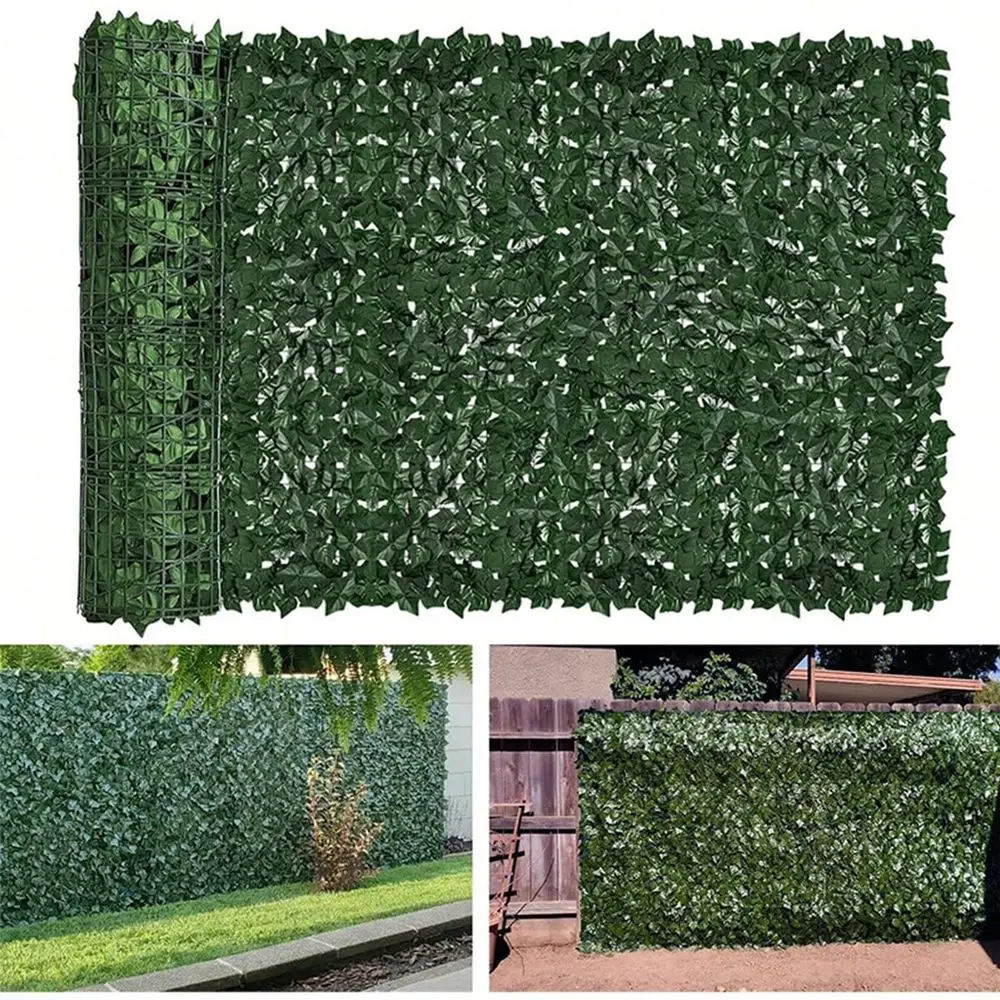 Ivy Fence Privacy Screen Outdoor Expandable Artificial Greenery Roll Fake Hedge Wall Patio Green Plastic Leaf Plant Vine Grass
Ivy Fence Privacy Screen Outdoor Expandable Artificial Greenery Roll Fake Hedge Wall Patio Green Plastic Leaf Plant Vine Grass