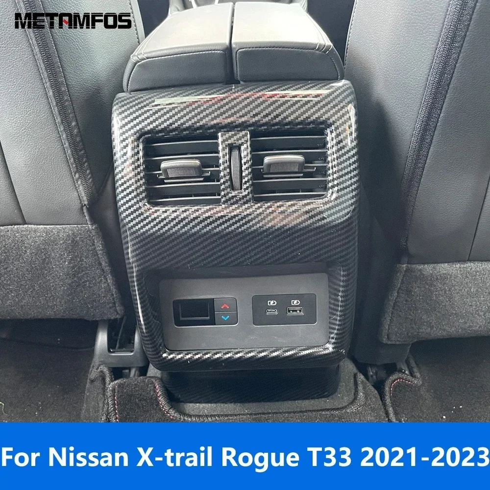 Для Nissan X-trail Xtrail Rogue T33 2021 2022 2023, подлокотник из углеродного волокна, задняя крышка выхода вентиляционного отверстия, отделка, аксессуары для интерьера
Для Nissan X-trail Xtrail Rogue T33 2021 2022 2023, подлокотник из углеродного волокна, задняя крышка выхода вентиляционного отверстия, отделка, аксессуары для интерьера