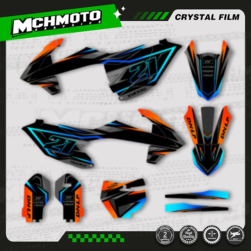 MCHMFG для KTM SX85 SX 85 2018-2024, графическая наклейка, комплект наклеек, номер, имя, фон на заказ
MCHMFG для KTM SX85 SX 85 2018-2024, графическая наклейка, комплект наклеек, номер, имя, фон на заказ