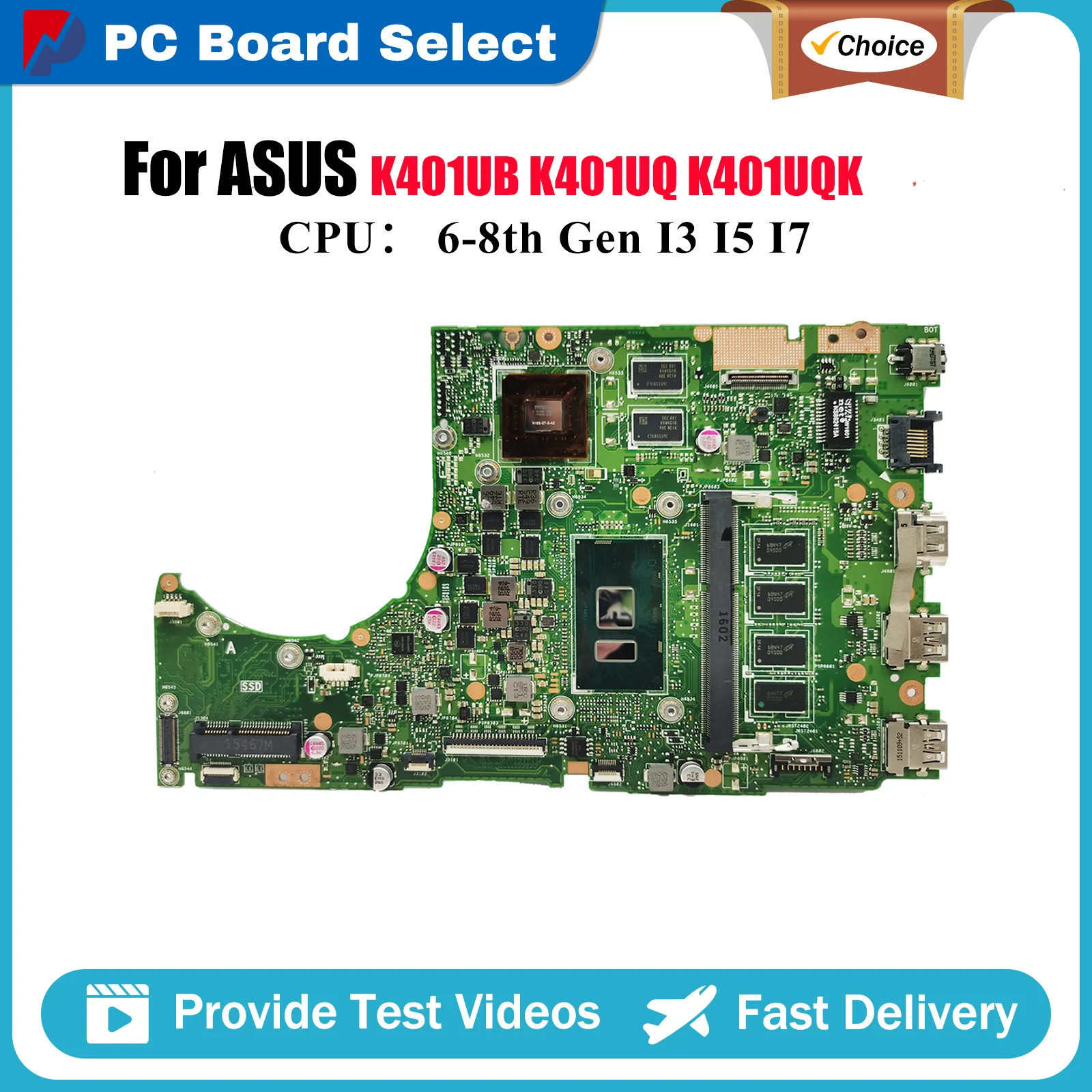 K401UB Материнская плата для ноутбука ASUS VivoBook K401UQ A404U K401U K401UQK U4000 K401UB Материнская плата с процессором I3 I5 I7 тест ОК быстрая доставка
K401UB Материнская плата для ноутбука ASUS VivoBook K401UQ A404U K401U K401UQK U4000 K401UB Материнская плата с процессором I3 I5 I7 тест ОК быстрая доставка