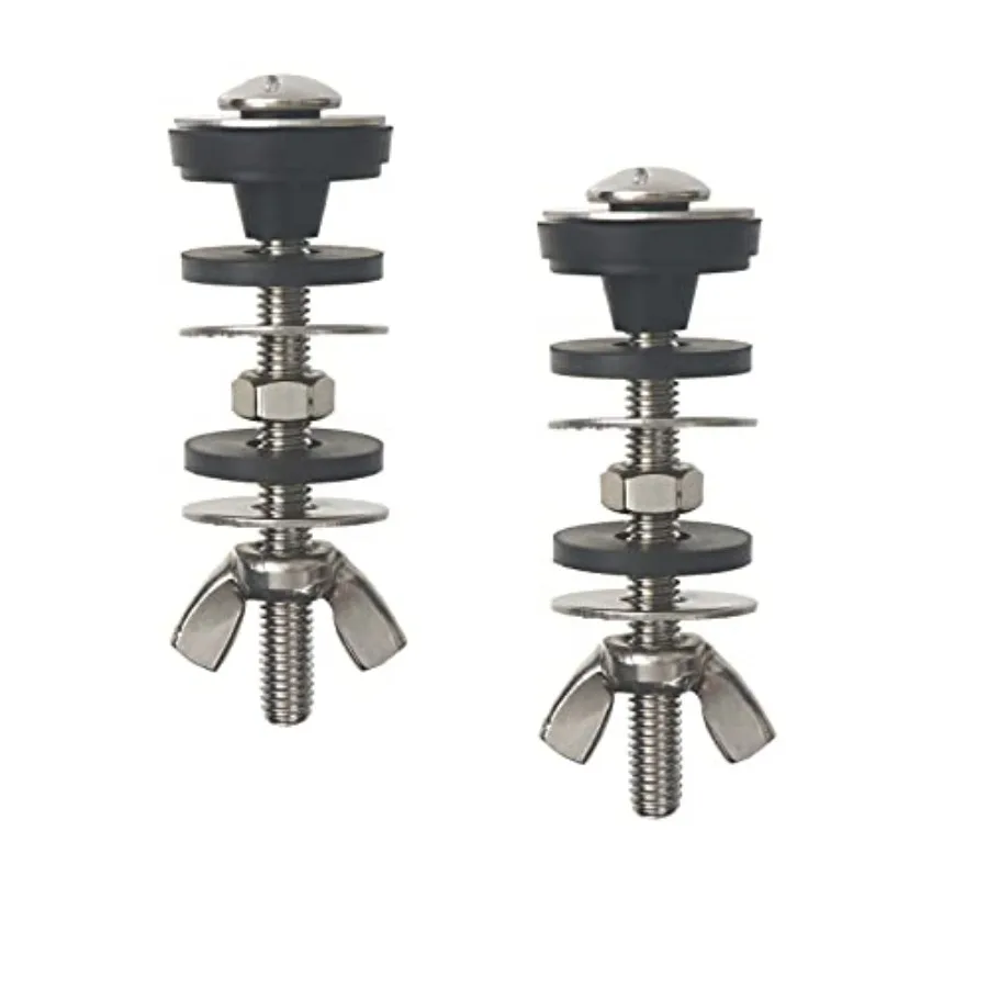 Universal Toilet Tank to Bowl Bolt Kit, Heavy Duty Toilet Tank Replacement Kit, Waterproof and Rustproof Stainless Steel Toilet
Universal Toilet Tank to Bowl Bolt Kit, Heavy Duty Toilet Tank Replacement Kit, Waterproof and Rustproof Stainless Steel Toilet
