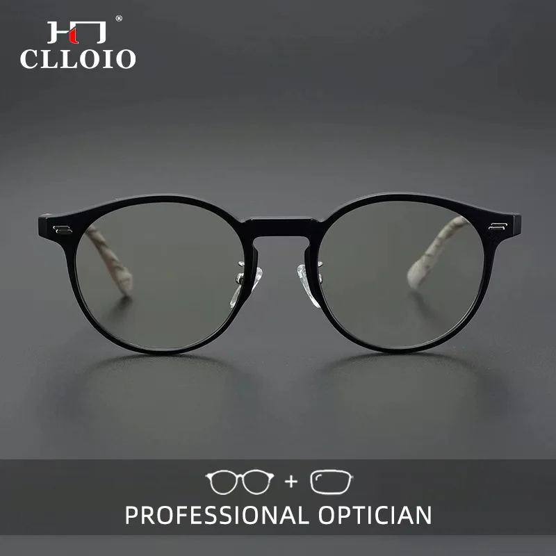 CLLOIO новые ретро очки по рецепту на заказ, мужские и женские модные очки для чтения в круглой оправе, очки с защитой от синего света
CLLOIO новые ретро очки по рецепту на заказ, мужские и женские модные очки для чтения в круглой оправе, очки с защитой от синего света