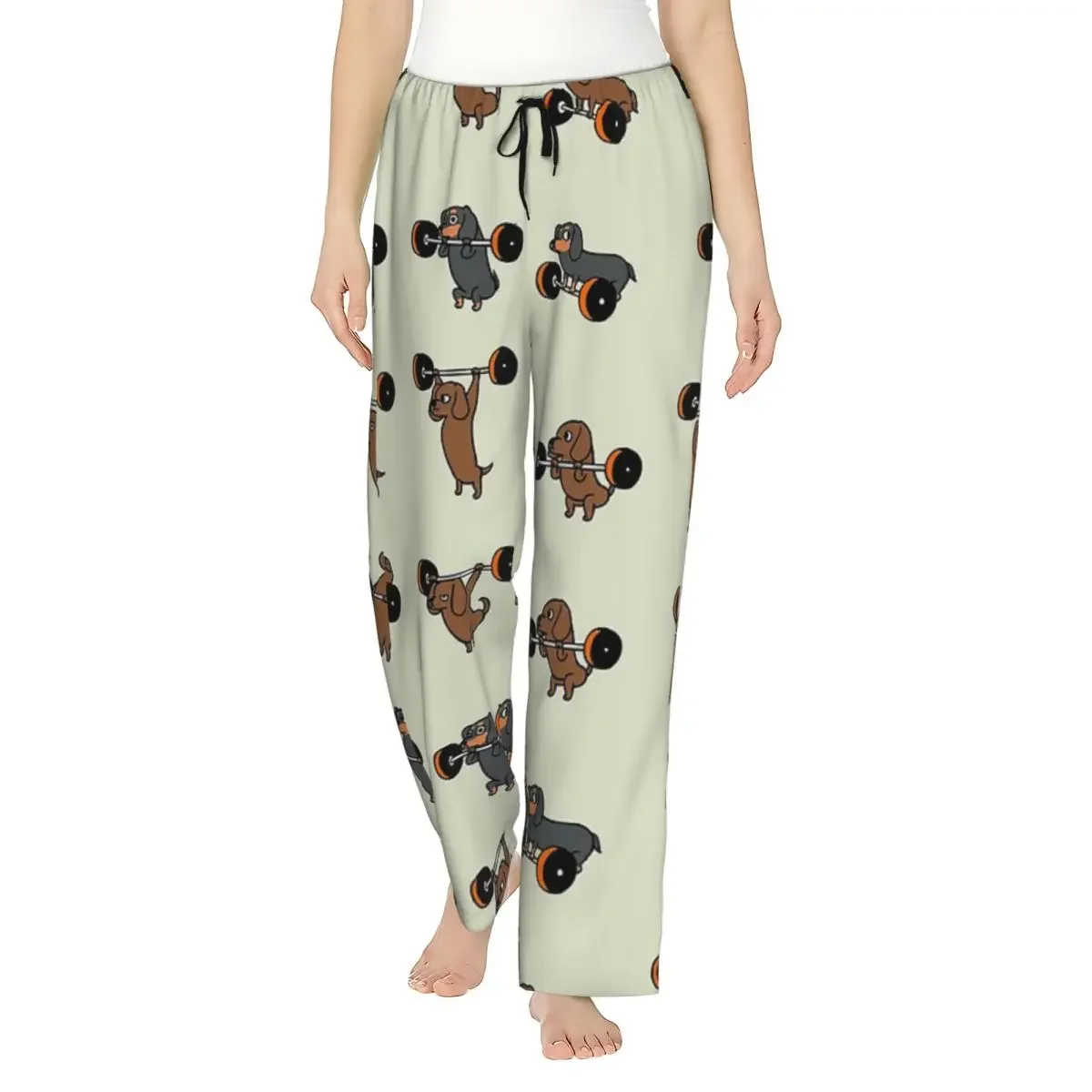 Custom Lifting Dachshund Women Pajama Pants Lounge Sleep Sleepwear Bottoms with Pockets
Custom Lifting Dachshund Women Pajama Pants Lounge Sleep Sleepwear Bottoms with Pockets