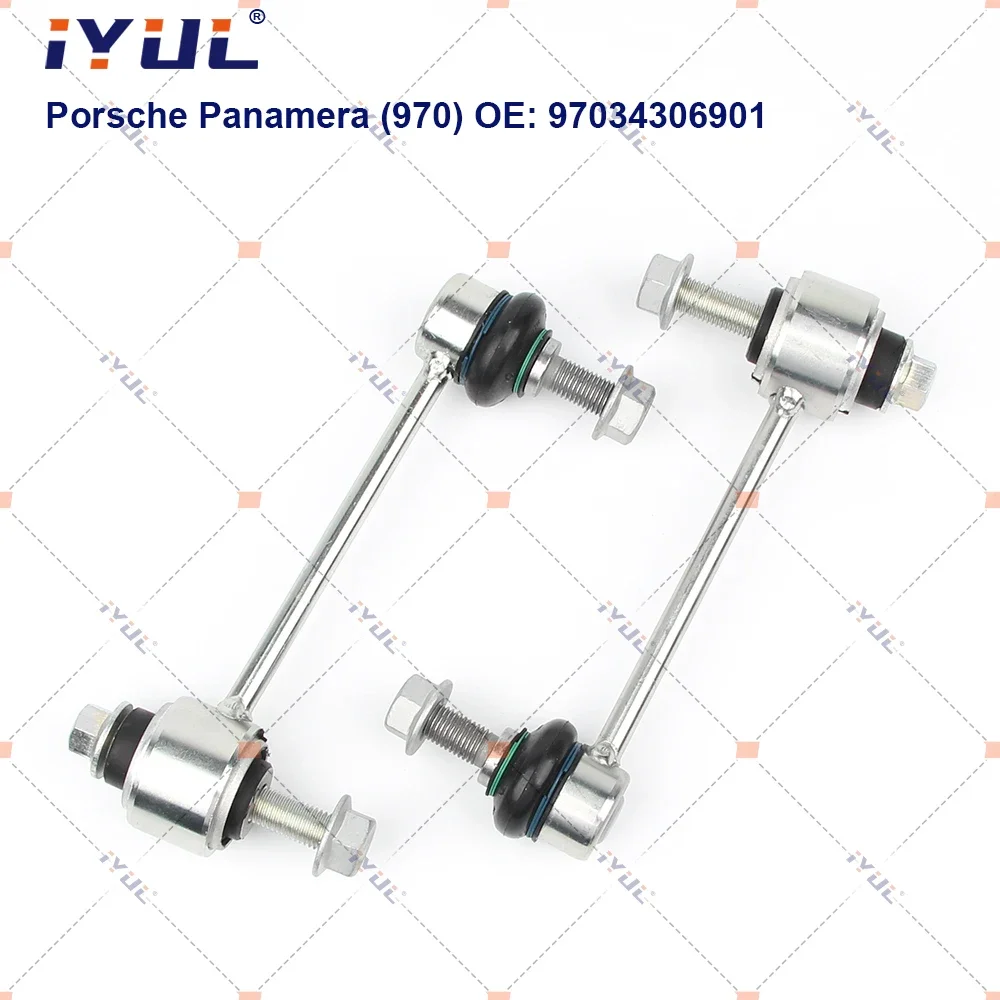 A Pair Front Axle Sway Bar End Stabilizer Link Ball Joint For Porsche Panamera 970 E-Hybrid 4.8 GTS 4.8 Turbo 2009~2016
A Pair Front Axle Sway Bar End Stabilizer Link Ball Joint For Porsche Panamera 970 E-Hybrid 4.8 GTS 4.8 Turbo 2009~2016