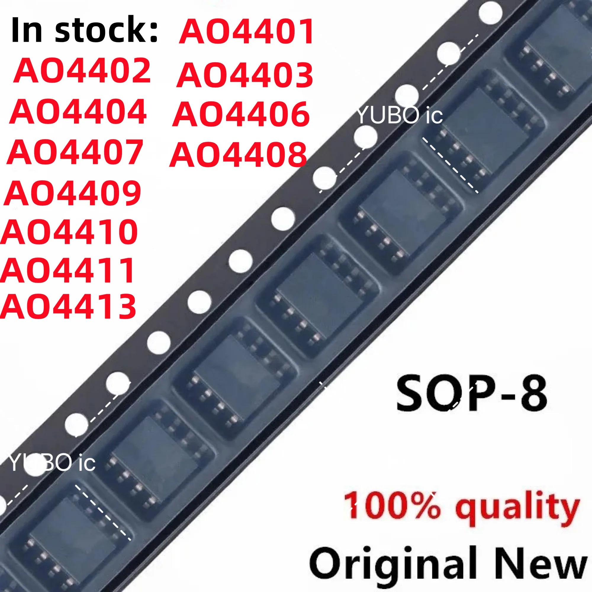 (10piece)100% New AO4401 AO4402 AO4403 AO4404 AO4406 AO4407 AO4408 AO4409 AO4410 AO4411 AO4413 sop-8 Chipset
(10piece)100% New AO4401 AO4402 AO4403 AO4404 AO4406 AO4407 AO4408 AO4409 AO4410 AO4411 AO4413 sop-8 Chipset