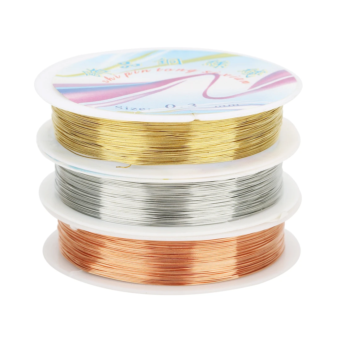 1Roll 0.2-1.0mm Gold Silver Rose Gold Color Copper Wire Beading Cord DIY For Clothing Decoration Making Accessories Wholesale
1Roll 0.2-1.0mm Gold Silver Rose Gold Color Copper Wire Beading Cord DIY For Clothing Decoration Making Accessories Wholesale