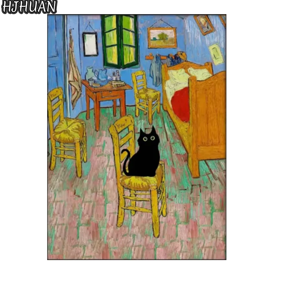 5D DIY Diamond Painting Abstract art cat Cross Stitch diy Diamond Art Diamond cross-stitch Embroidery Diamond Mosaic Decor Gift
5D DIY Diamond Painting Abstract art cat Cross Stitch diy Diamond Art Diamond cross-stitch Embroidery Diamond Mosaic Decor Gift