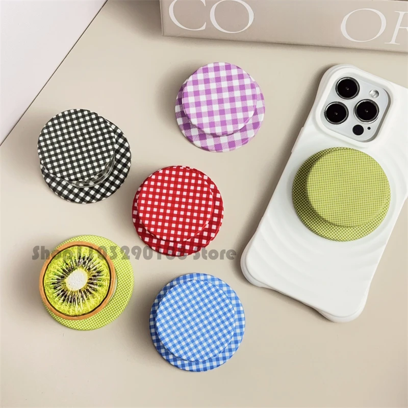 Korean Cute Gingham Color Magnetic Holder Phone Grip Tok Griptok Phone Stand Holder Support For iPhone For Pad Magsafe Smart Tok
Korean Cute Gingham Color Magnetic Holder Phone Grip Tok Griptok Phone Stand Holder Support For iPhone For Pad Magsafe Smart Tok