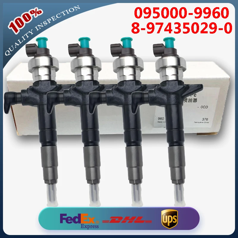 4PCS Diesel Common Rail Injector 8-97435029-0 095000-9960 for Isuzu Engine 4JJ1 4HK1 6HK1 Vehicle D-MAX
4PCS Diesel Common Rail Injector 8-97435029-0 095000-9960 for Isuzu Engine 4JJ1 4HK1 6HK1 Vehicle D-MAX