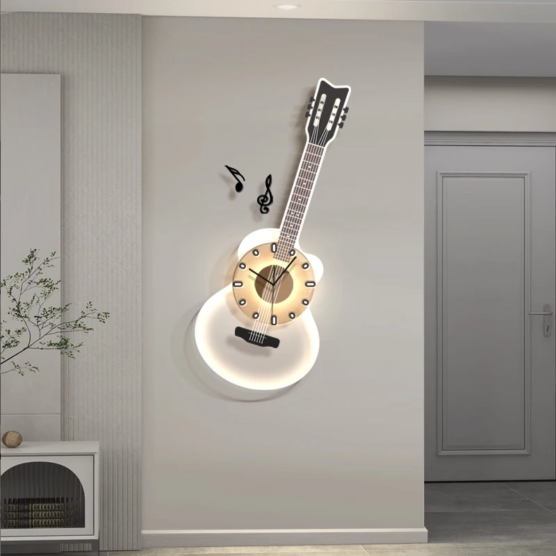 Modern simple wall clock living room decorative painting home simple creative art Internet celebrity clock wall lamp painting re
Modern simple wall clock living room decorative painting home simple creative art Internet celebrity clock wall lamp painting re