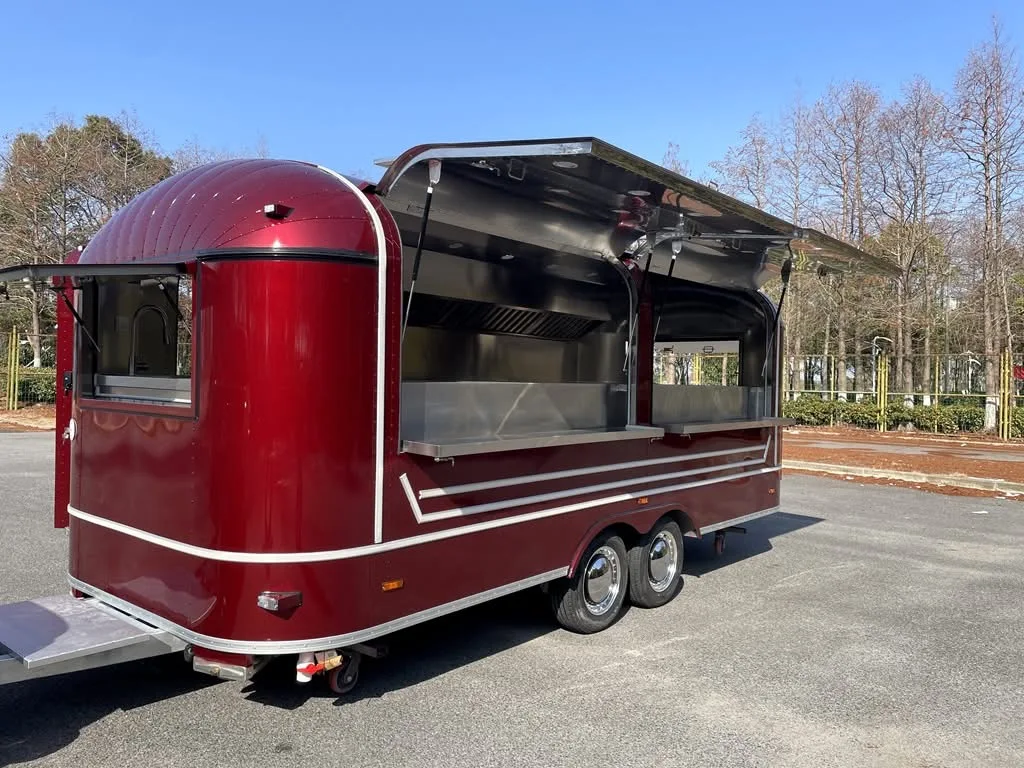 Custom Fully Equipped Fiberglass Hot Dog Concession Food Trailer Coffee Truck with Candy Station Rust Resistant for Sale
Custom Fully Equipped Fiberglass Hot Dog Concession Food Trailer Coffee Truck with Candy Station Rust Resistant for Sale
