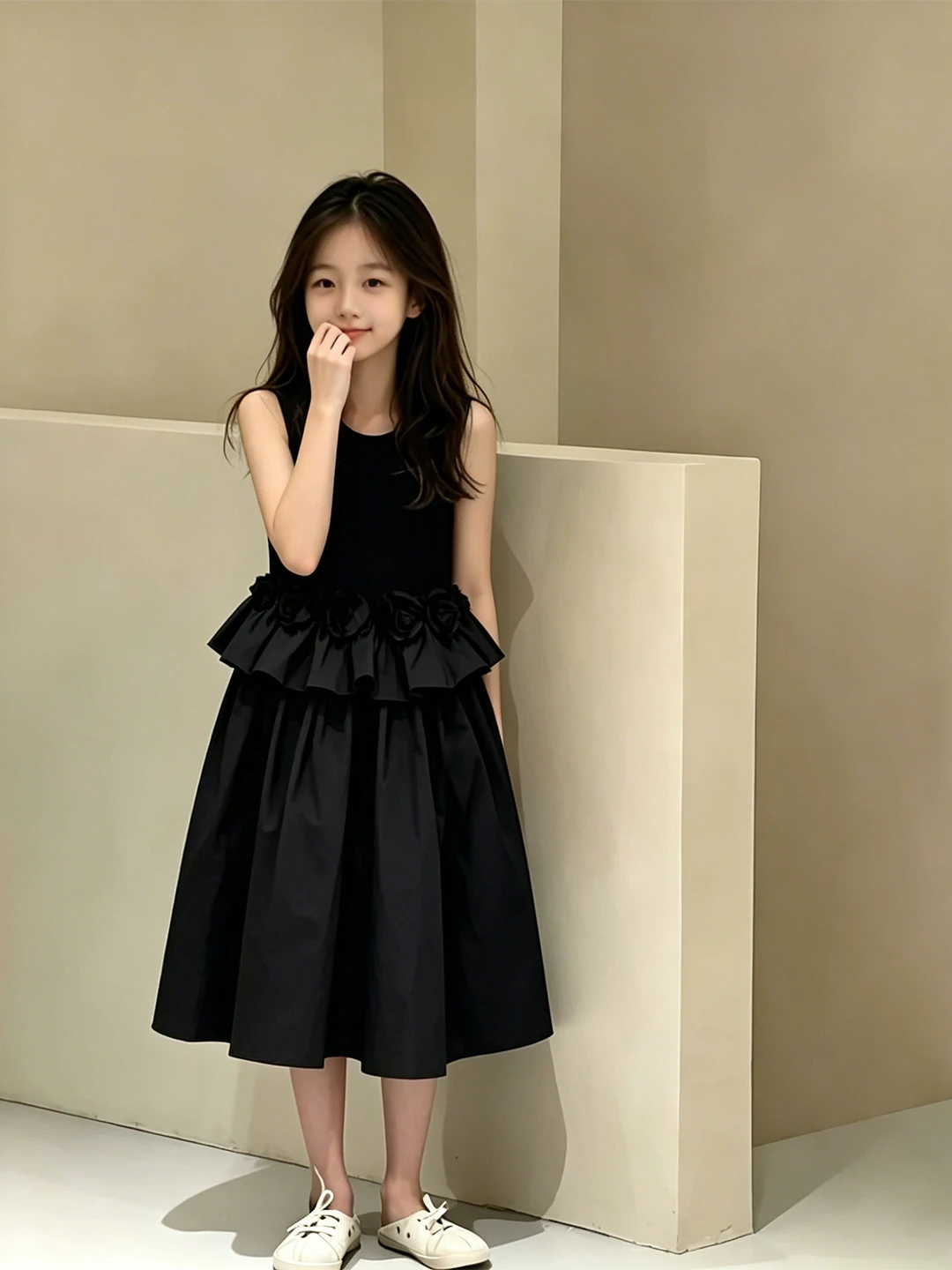 Girls Knee-Length Vest Dress round Neck Color Summer Fashionable Children's Clothing Casual Style Midi Skirt for Kids
Girls Knee-Length Vest Dress round Neck Color Summer Fashionable Children's Clothing Casual Style Midi Skirt for Kids