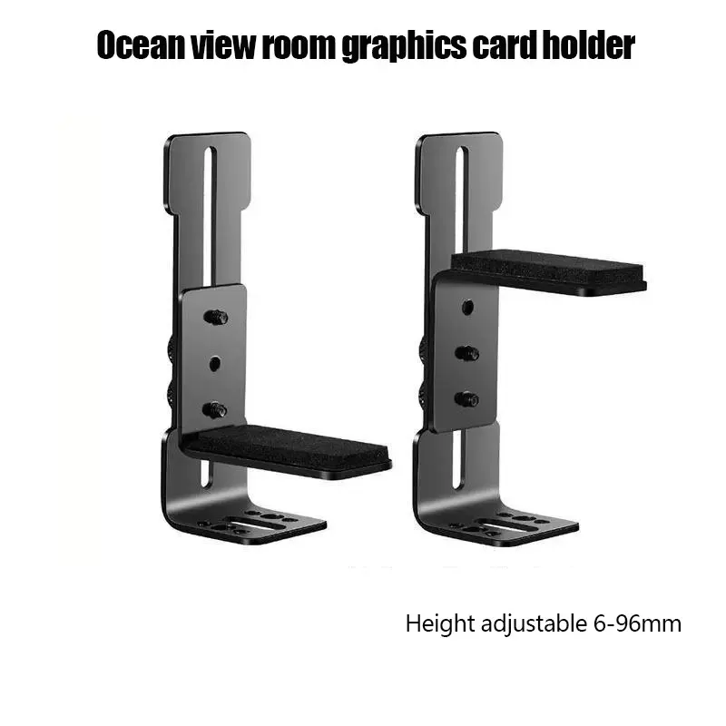 Graphics card support bracket, sea view room chassis, 12cm fan position fixed metal bracket to prevent deformation
Graphics card support bracket, sea view room chassis, 12cm fan position fixed metal bracket to prevent deformation