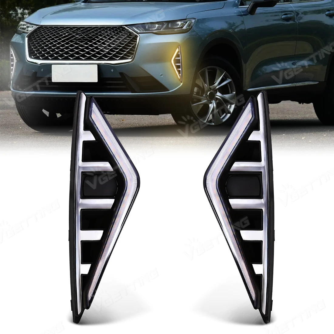 Led Light For Haval H6 2020 2021 2022 Daytime Running Lights Yellow Turn Signal Driving Fog Lamp Aseembly Car Accessories 12V
Led Light For Haval H6 2020 2021 2022 Daytime Running Lights Yellow Turn Signal Driving Fog Lamp Aseembly Car Accessories 12V