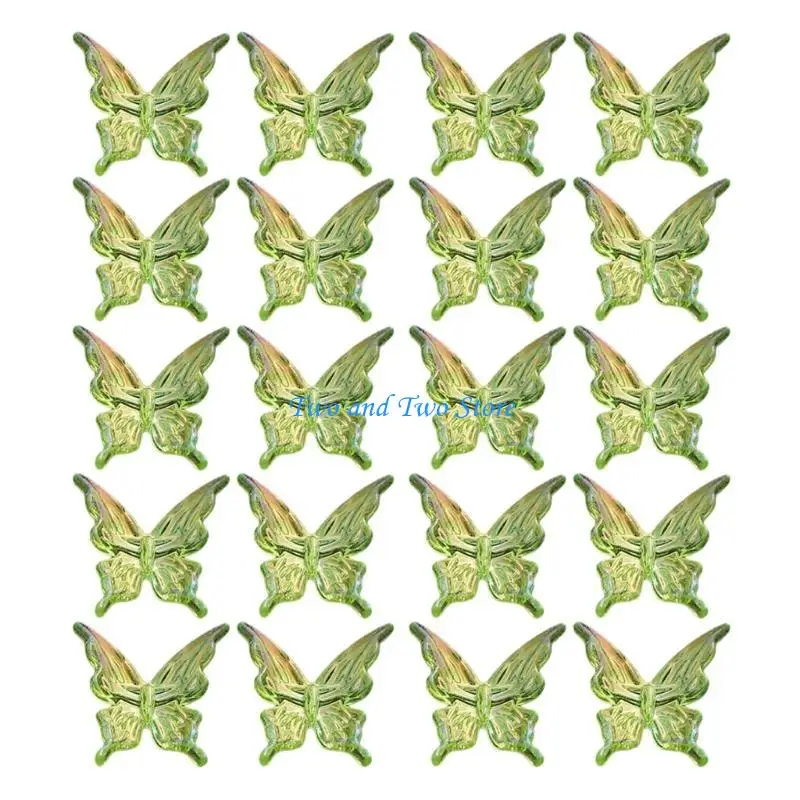 HX6F 20pcs Butterfly Shaped Beads Perfect for DIY Craft Projects Jewelry Accessories
HX6F 20pcs Butterfly Shaped Beads Perfect for DIY Craft Projects Jewelry Accessories